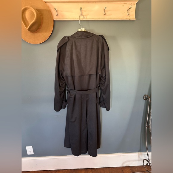 Vintage Christian Dior Le connoisseur Trench double breasted Coat Overcoat 40L - Picture 9 of 16